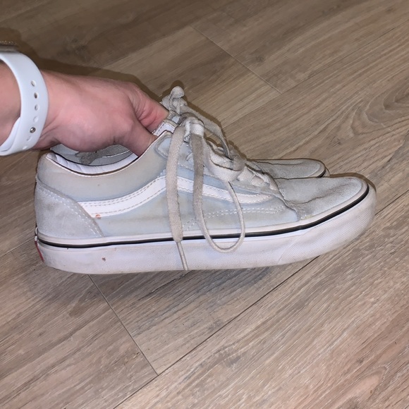 Vans Off The Wall Old School gray suede unisex sneakers - Picture 3 of 8